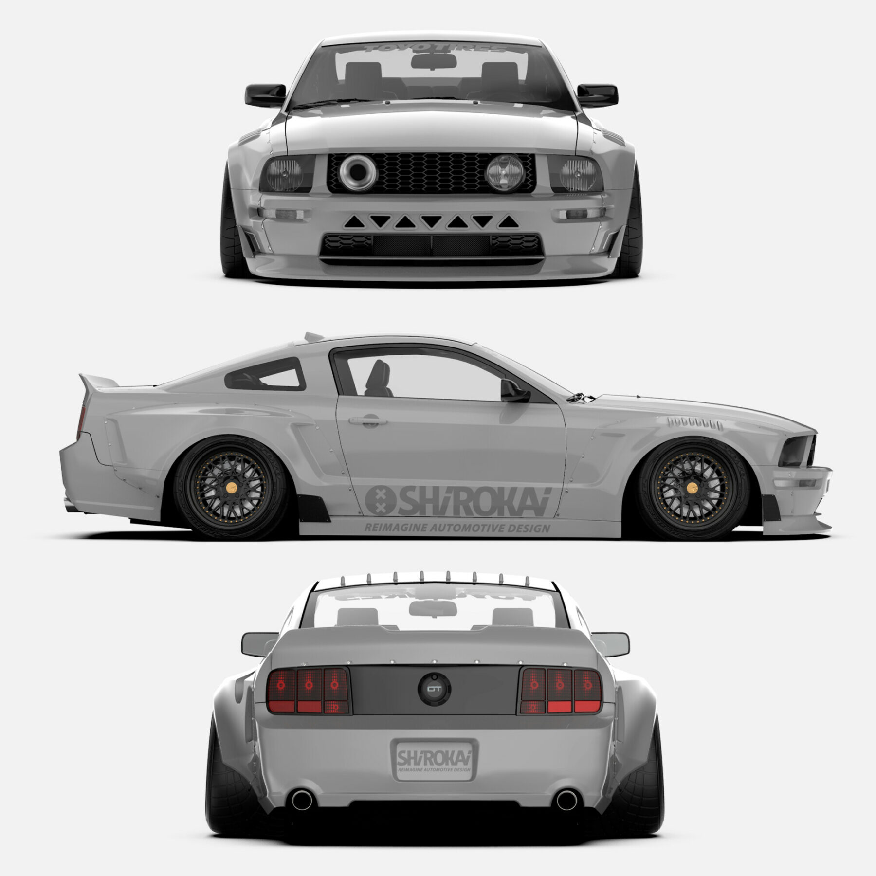 Ford Mustang (S197 20052009) Widebody Kit WideBodyKit Shop