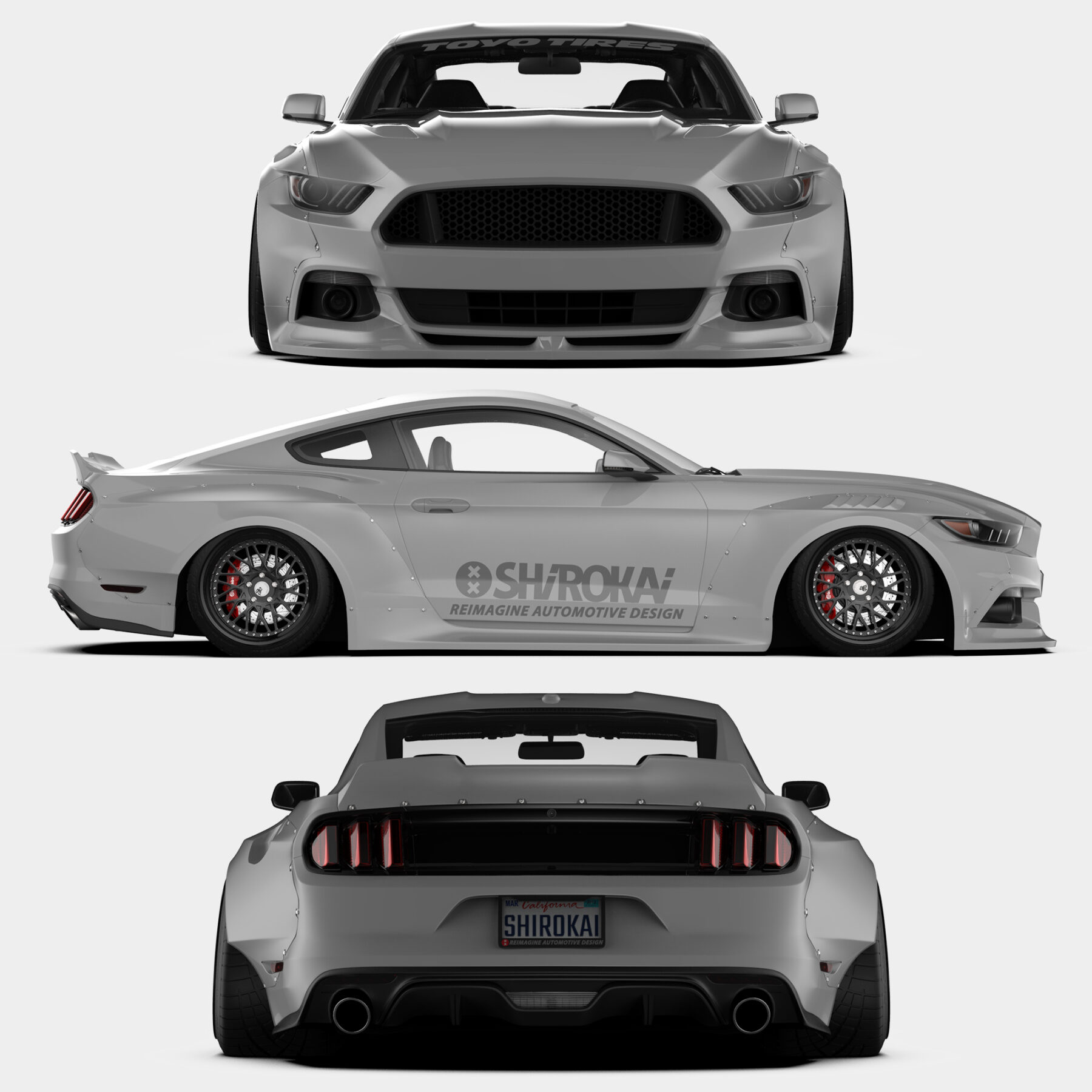 Ford Mustang (S550 20152017) Widebody Kit WideBodyKit Shop