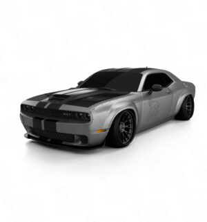 Wide body fender flares set V1 (front+rear) (PN:278) Dodge Challenger IIIrd S2 (15-…)