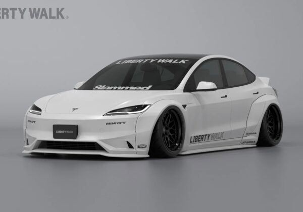 LB E⚡Works Modell 3 Kompletter Karosseriesatz (FRP) LIBERTY WALK | Tesla M3